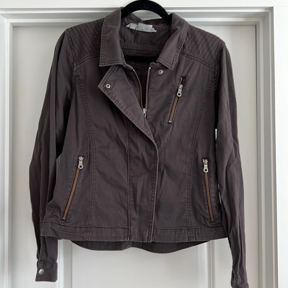 Athleta Dark Gray Utility Jacket